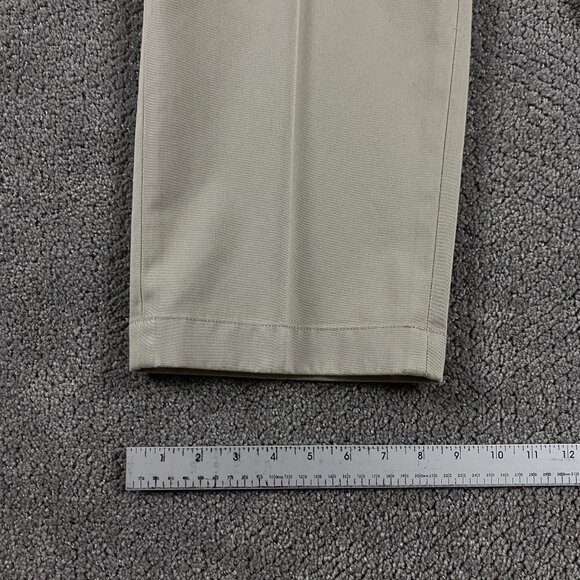 Brooks Brothers Advantage Chino Clark Pants Mens 40x30 Khaki Flat Front Straight - Picture 13 of 15
